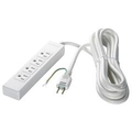 BUFFALO 3ピン式電源タップ マグネット付(4個口・2m) ホワイト BSTAPMG3420WH