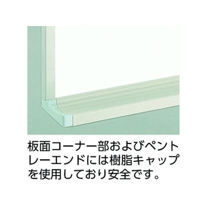 トラスコ中山 スチール製ホワイトボード 白暗線 600×900 FC832KL-2884917-イメージ4