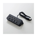 エレコム 機能主義USBハブスイッチ付 ACアダプタ付 ブラック U2HTZS428SBK