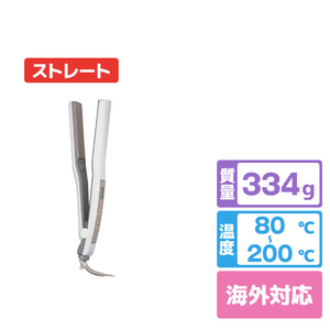 テスコム マイナスイオン ストレートアイロン ホワイト TS460A-W-イメージ1