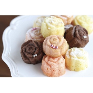 貝印 Kai House SELECT シリコーン製お菓子型 ローズ 15個取 FCB095J-#000DL6249-イメージ3