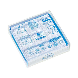 キングジム 透明スタンプ 氷印 セット オデカケセット FCE539A-CLSSB-001-イメージ1