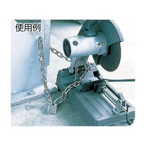 ニッサチェイン 用心鎖 ユニクロ4.8×900mm 900スチールユニクロメッキ仕上げ FC291FT-3892395-イメージ2