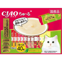 いなば CIAOちゅーる とりささみチキンミックスバラエティ4種 40本 FCF636N