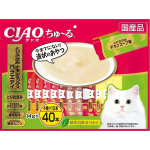 いなば CIAO ちゅーる ささみチキンミックスバラエティ 14g×40P FCF636N-イメージ1