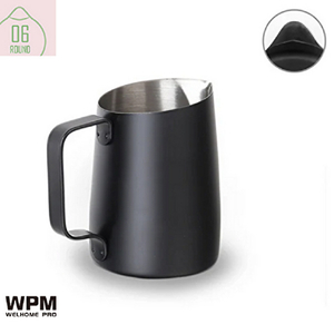 WPM ミルクピッチャー(450ml) ラウンドスパウト ブラック HC7106BK-イメージ1