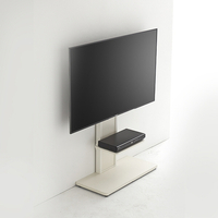 朝日木材　40V型対応テレビ台　送料込みも対応♪ 朝日木材 AS-WA800-WH 40～55V型対応 壁寄せテレビスタンド ホワイト
