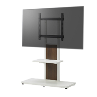 朝日木材 AS-WA800-WH 40～55V型対応 壁寄せテレビスタンド ホワイト