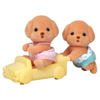 エポック社 シルバニアファミリー イ-115 トイプードルのふたごちゃん ﾄｲﾌﾟ-ﾄﾞﾙﾉﾌﾀｺﾞﾁﾔﾝｲ-115