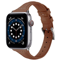 GAACAL Apple Watch Series 1-9/SE1-2/ULTRA 2(42/44/45/49mm)用「アクセサリーウォッチ」PUレザーバンド ダークブラウン Z00135DB