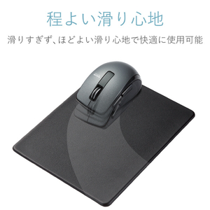 エレコム ソフトレザーマウスパッド XLサイズ ブラック MP-SL02BK-イメージ4