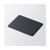 エレコム ソフトレザーマウスパッド XLサイズ ブラック MP-SL02BK-イメージ1