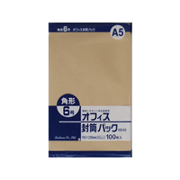 ツバメ工業 クラフト封筒 角6 85g／m2 100枚 1パック(100枚) F807586-K85-K6