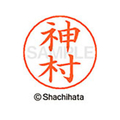 シヤチハタ ネームペン用ネーム シルバー 既製 神村 FC46541-X-GPS-0770