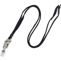 トラスコ 脱着式名札用ストラップ 黒 グリーン購入法適合品 TND-S-BK