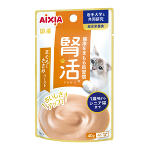 アイシア 腎活 まぐろとささみペースト 40g ｼﾞﾝｶﾂﾏｸﾞﾛﾄｻｻﾐﾍﾟ-ｽﾄ40G-イメージ1