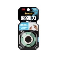 3M スコッチ 超強力両面テープ 透明素材用 12mm×1.5m FC178ZX-5423511