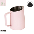 WPM ミルクピッチャー(450ml) ラウンドスパウト ピオニーピンク HC7106PL