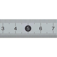 ライオン事務器 ステンレス定規 目盛60cm S-60 F834039-271-52