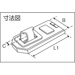 ＡＢＵＳ 掛け金(ハスプ) 140-120 FC812ET-4451244-イメージ3