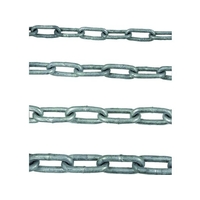 ニッサチェイン 鉄ドブメッキ溶接リンクチェイン 4.8mm×30m 301.474.8277 FC964EV-IW48