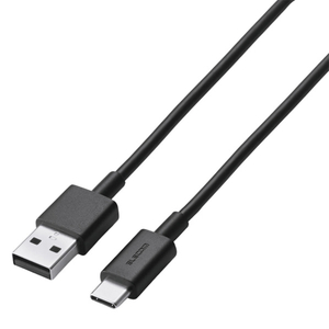 エレコム USB2．0ケーブル(A-C) ブラック MPA-AC10BBK-イメージ1