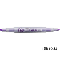 ゼブラ 蛍光オプテックス2 EZ 紫 10本 1箱(10本) F883599-WKT11-PU