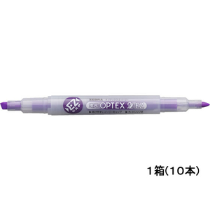 ゼブラ 蛍光オプテックス2 EZ 紫 10本 1箱(10本) F883599-WKT11-PU-イメージ1