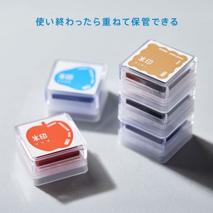 キングジム 透明スタンプ 氷印 スタンプパッド ミズウミ FCE541A-CLP-001-イメージ8