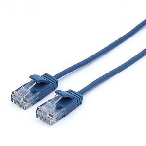 JTT Cat6A スリムLANケーブル 1m ブルー Cat6A スリムLANケーブル ブルー JTLAN6A-S10BL-イメージ9