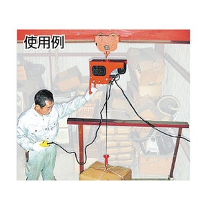スリーエッチ 電気ホイスト 200kg 揚程6m FC380HG-3277461-イメージ3