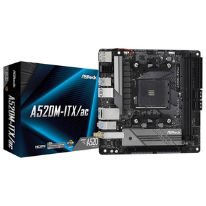ASROCK A520M-ITX/AC ASRock Socket AM4 AMD A520 Mini-ITX