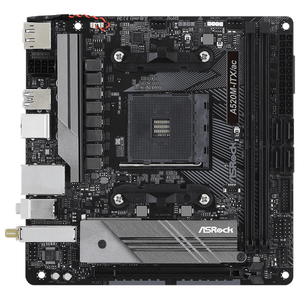 ASROCK ASRock Socket AM4 AMD A520 Mini-ITX マザーボード A520M-ITX/AC-イメージ2