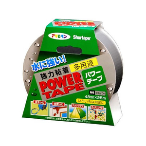 アサヒペン パワーテープ T251 48mm×25m シルバー FC962NR-イメージ1