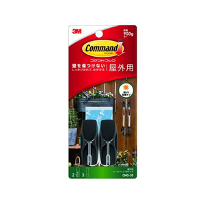 3M コマンドフック 屋外用 ツールフック Mサイズ FC771SY-CMO-30-イメージ1