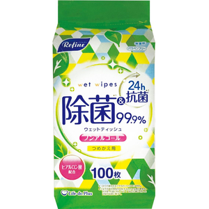Ｌｉｆｅ－ｄｏ．Ｐｌｕｓ リファイン ノンアルコール 除菌 ボトル詰替100枚 FC491TC-イメージ2