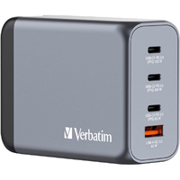 Verbatim 200W PD急速充電対応 GaNチャージャー 4ポート(USB-Cx3、USB-Ax1) 32204