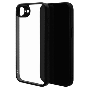 ラスタバナナ iPhone17e/16e用 RHINOX 極 ブラック＊クリア 9448IP6EHALBK-イメージ1