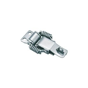 トラスコ中山 TRUSCO　パッチン錠　鍵穴付バネタイプ　ステンレス　2個入 P-31HSUS-イメージ1