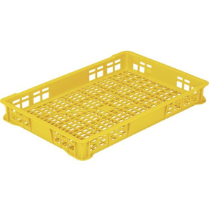 岐阜プラスチック工業 トレーコンテナーT-22 黄 FC396GV-3762343-イメージ1