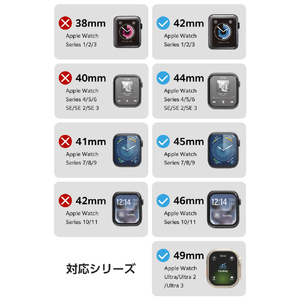 エレコム Apple Watch用シリコンバンド TOUGH SLIM ベージュ AW-25ABDTSBE-イメージ4