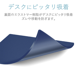 エレコム ソフトレザーマウスパッド XLサイズ ネイビー MP-SL02NV-イメージ7