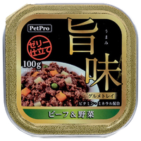 ペットプロ 旨味グルメトレイ ビーフ＆野菜 100g ｳﾏﾐｸﾞﾙﾒｲﾇﾄﾚ-ﾋﾞ-ﾌﾔｻｲ100G
