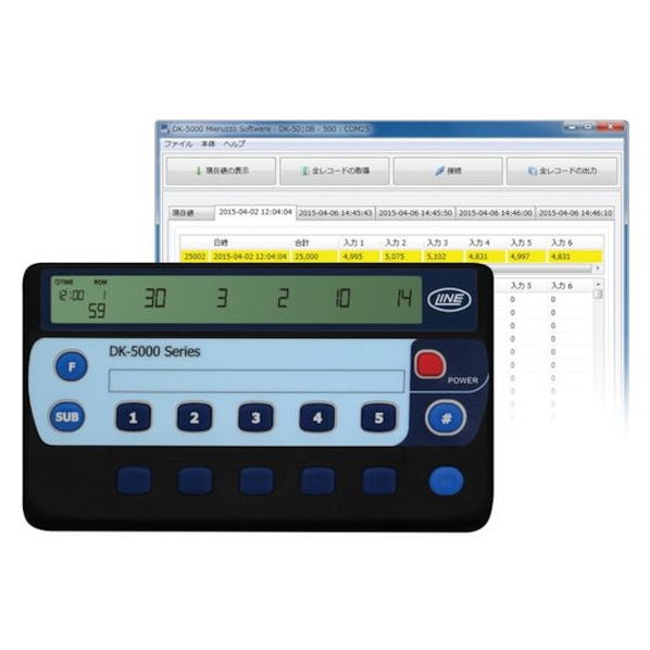 ライン精機 電子数取器 10連式 FC963JL-7782306 mm 10連式 別売