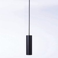 オリンピア照明 LED1灯円筒ペンダント ダクトプラグ用 MotoM 黒 MPN05BK