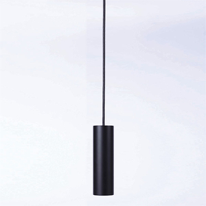 オリンピア照明 LED1灯円筒ペンダント ダクトプラグ用 MotoM 黒 MPN05BK-イメージ1