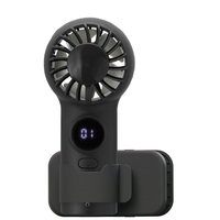 ドリテック てのひらハンディファンクリップ付 ブラック FN-209BK