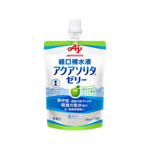 味の素 アクアソリタゼリー りんご風味 130g FC422YP-イメージ1