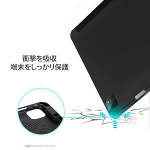 ESR iPad Air 11インチ(M3/M2) / iPad Air(第5・4世代)用 REBOUND ペンシルホルダー付きケース ブラック ES20205-イメージ12