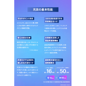 AVIOT トゥルーワイヤレスイヤホン ダークレッド TE-W1-RD-イメージ15